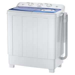 Auertech Portable Washer 28lbs Twin Tub Compact with Drain Pump