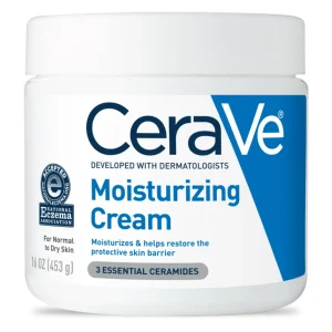 CeraVe Moisturizing Cream, Face & Body Moisturizer for Normal to Very Dry Skin