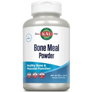 KAL Bone Meal Powder, Calcium Magnesium Supplement, Bone Health, Muscle Function and Nerve Health, Sterilized and Edible