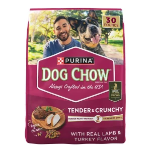 Purina Dog Chow Tender and Crunchy with Real Lamb and Turkey Flavor Adult Dry Dog Food