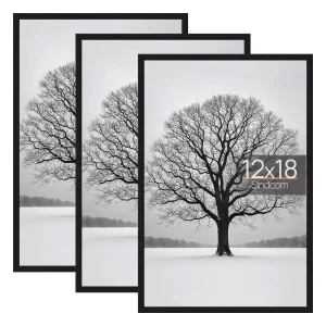 Sindcom 12x18 Picture Frames, Gallery Wall Poster Frames Set of 3